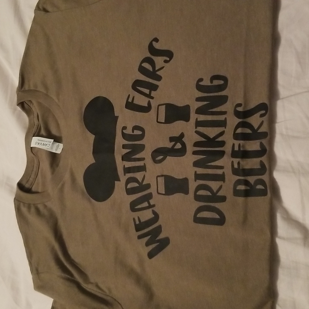 "Wearing Ears and Drinking Beers" Disney Shirt